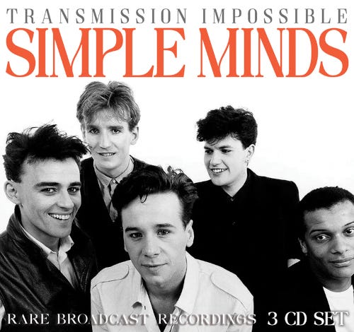 Simple Minds Transmission Impossible Rare Broadcast Recordings CD Simple Minds Transmission Impossible Rare Broadcast Recordings CD