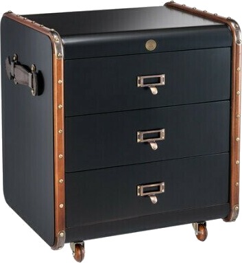 Purser's stol svart / honning