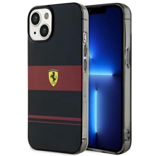 Ferrari iPhone 14 Mobildeksel Hardcase IMD Combi Magsafe Svart