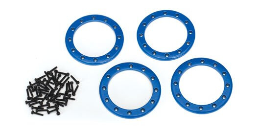 Traxxas 8168X Alu Beadlock Rings 2,2" Blue 4 Traxxas 8168X Alu Beadlock Rings 2,2" Blue 4