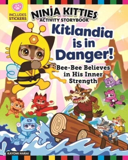 Ninja Kitties Kitlandia Is In Danger! Activity Storybook Av Kayomi Harai