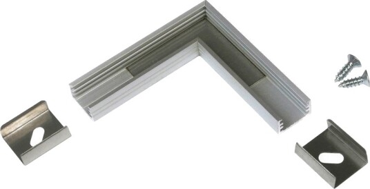 Topmet Profilsamler SLIM8 90GRAD Anodisert