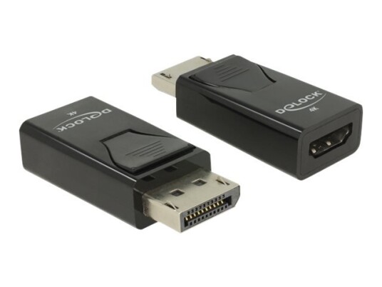 Delock Adapter DisplayPort 1.2 male to HDMI female 4K Passive black
