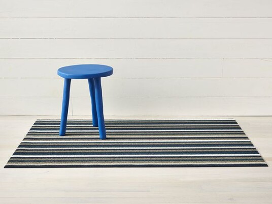 CHILEWICH Even Stripe Dørmatte 46x71cm MARINE