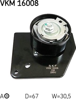 SKF VKM 16008 Strammehjul, registerreim