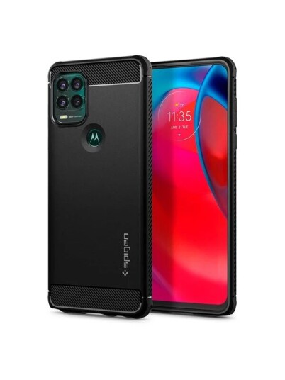 Spigen Rugged Armor   black   Motorola Moto G Stylus 5G