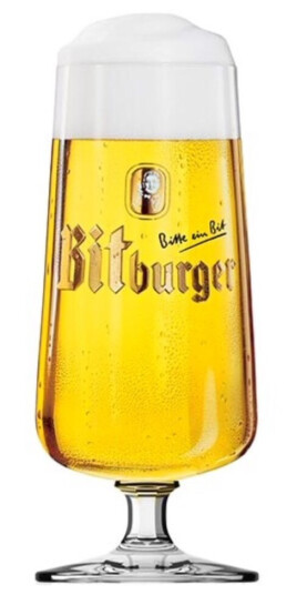 Bitburger ølglass 40 cl Bitburger ølglass 40 cl