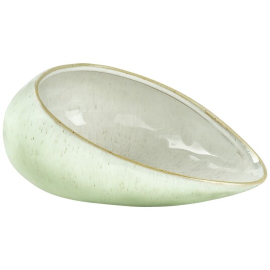 VEGA Showpiece Cascais oval; 19x12.5x8 cm LxBxH; Lysegrønn; 2 Stykk / Forpakning