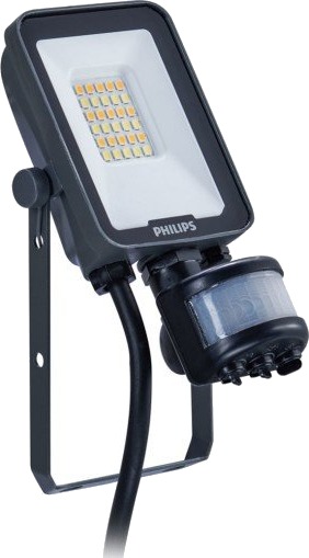 Philips Ledinaire Projektør Lille Med Sensor All In Bvp167 1200Lm/830 840 865 10W Ip65 Symmetrisk