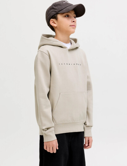 Jack & Jones Jjestar Jj Sweat Hood Noos Jnr Cream 164 Jack & Jones Jjestar Jj Sweat Hood Noos Jnr Cream 164