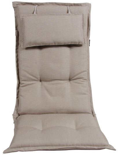 Brafab Florina posisjonsstolspute Taupe Med nakkepute Beige