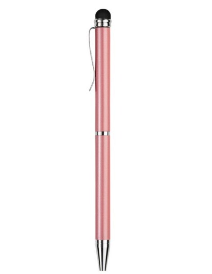Burde Kulepenn Med Stylus Metallic Rosa