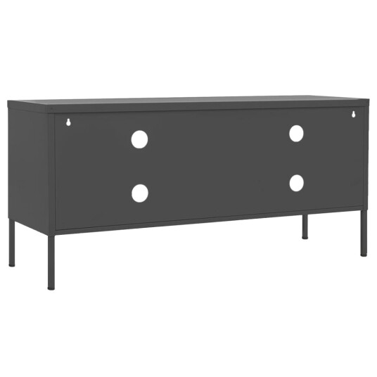 vidaXL TV-benk antrasitt 105x35x50 cm stål vidaXL TV-benk antrasitt 105x35x50 cm stål