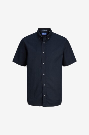 Jack & Jones   Skjorte jprBluharvey Oxford S/S   Blå