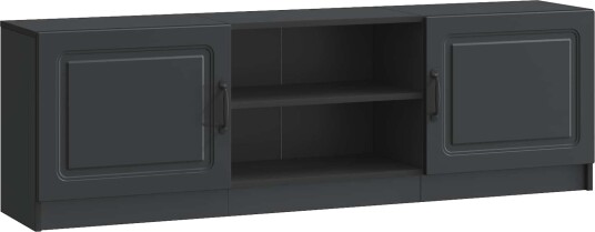 TV skap Svart 150 x 31 x 47 cm Konstruert tre TV skap Svart 150 x 31 x 47 cm Konstruert tre