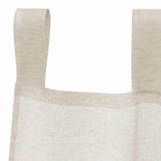  Gardiner med gardiner 2 pcs Sand Polyester