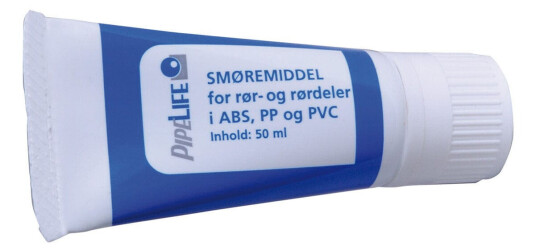 Pipelife Silikonbasert Glidemiddel Avløpsdeler 50ml