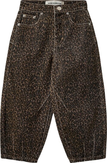Sofie Schnoor Jeans Denim NeikaKB Leopard Sofie Schnoor 6 år (116) Jeans Brun Svart