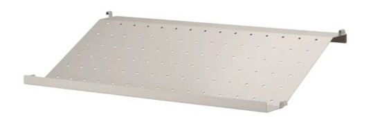 String skohylle metall beige 58x30 cm