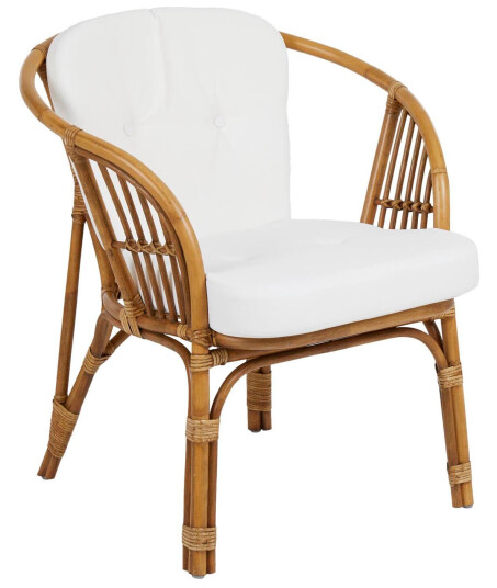 Brafab Astrakan lenestol Natur med hvit pute 68 x 69 cm Natur Brafab Astrakan lenestol Natur med hvit pute 68 x 69 cm Natur