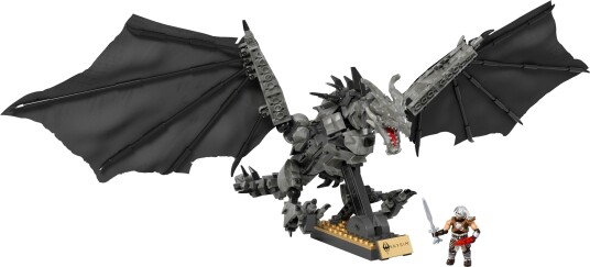 Mattel Mega The Elder Scrolls V: Skyrim Byggesett 17+ År 619 Deler Alduin The World Eater Mattel Mega The Elder Scrolls V: Skyrim Byggesett 17+ År 619 Deler Alduin The World Eater