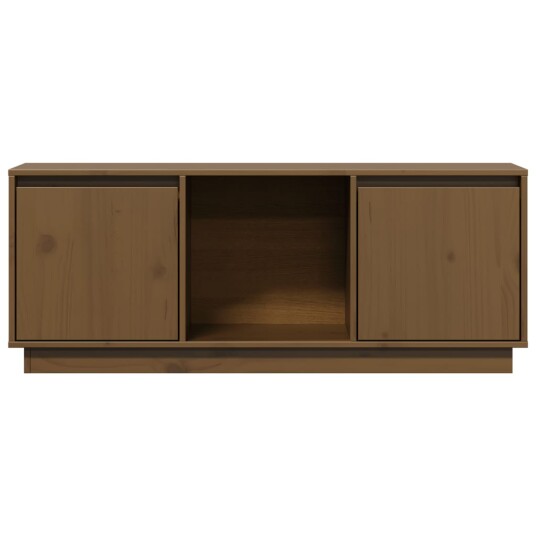 vidaXL TV-benk honningbrun 110,5x35x44 cm heltre furu vidaXL TV-benk honningbrun 110,5x35x44 cm heltre furu