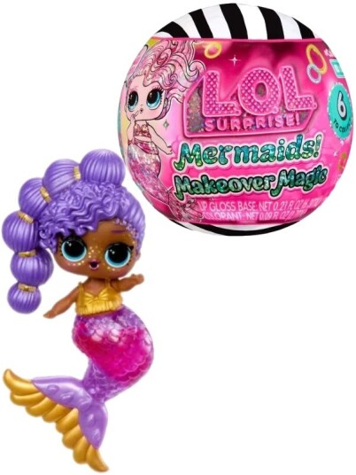 Lol Surprise Mermaids Makeover Magic Tots Overraskelsesball Med Havfruedukke