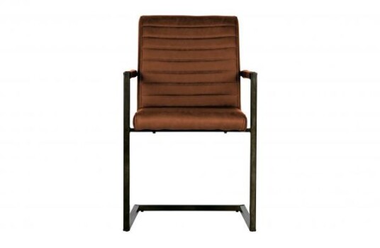 WOOOD Bas spisestol pu cognac 2 stk