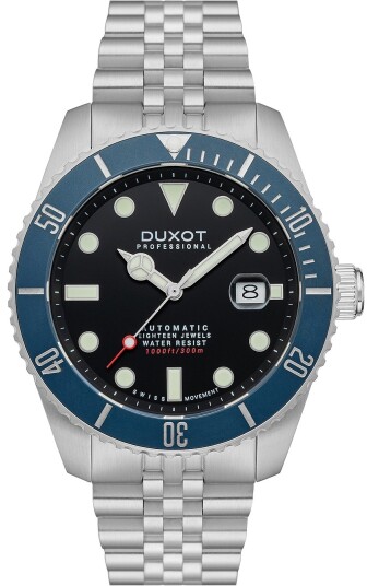 Duxot Herreklokke DX 2033 22 Atlantica Sort/Stål Ø44 mm Duxot Herreklokke DX 2033 22 Atlantica Sort/Stål Ø44 mm