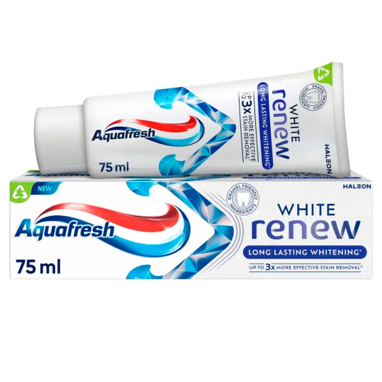 Tannkrem Whitening AQUAFRESH White Renew Long Lasting 75 ml Tannkrem Whitening AQUAFRESH White Renew Long Lasting 75 ml