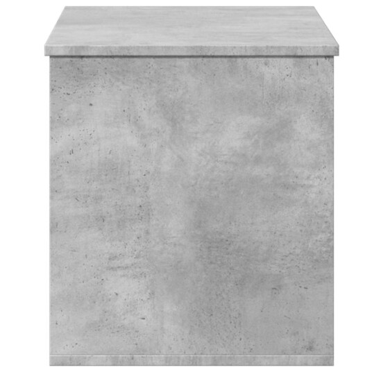 Oppbevaringsboks betonggrå 100x42x46 cm konstruert tre