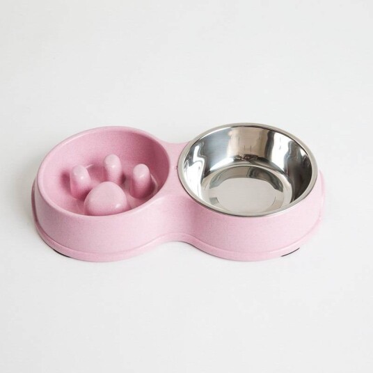 Slow Feed Drikkeskål Og Matfat Til Hund