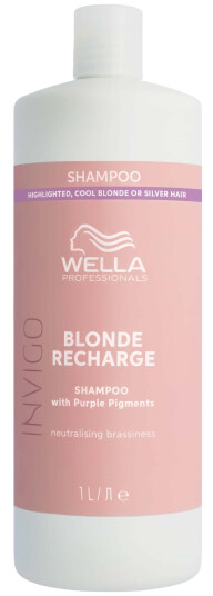 Wella Professionals INVIGO Cool Blond Shampoo 1000 ml for Bleket Hår