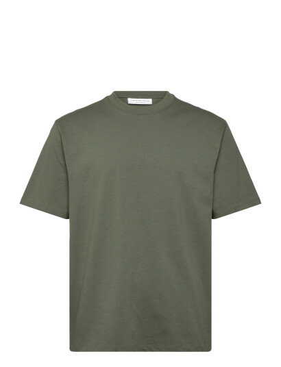 Lindbergh O Neck Tee Oversize S/S Green XXXL