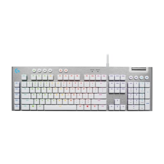 Logitech G815 Gamingtastatur med RGB Belysning - Hvit