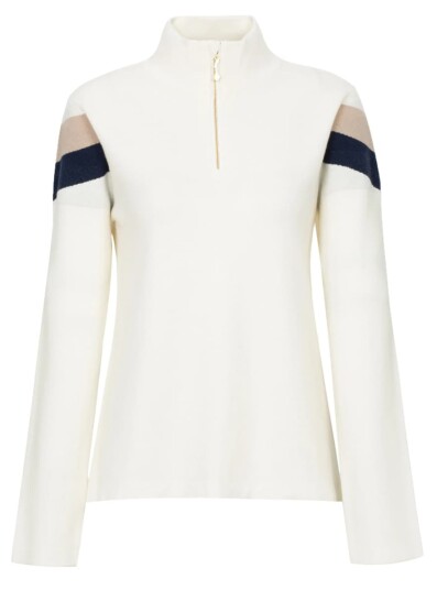 WoolLand Hemsedal Half zip Ullgenser Dame White Swan S WoolLand Hemsedal Half zip Ullgenser Dame White Swan S