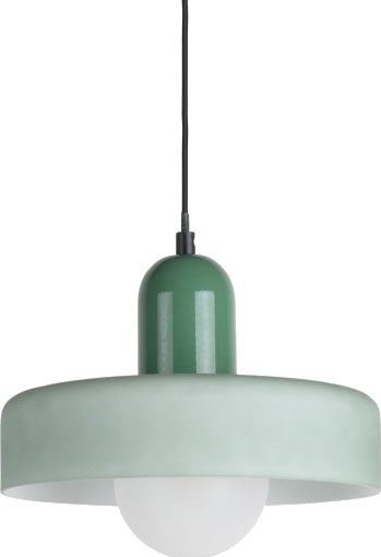 Leitmotiv Pendant Lamp Opaco Grato - Green - H23CM Leitmotiv Pendant Lamp Opaco Grato - Green - H23CM