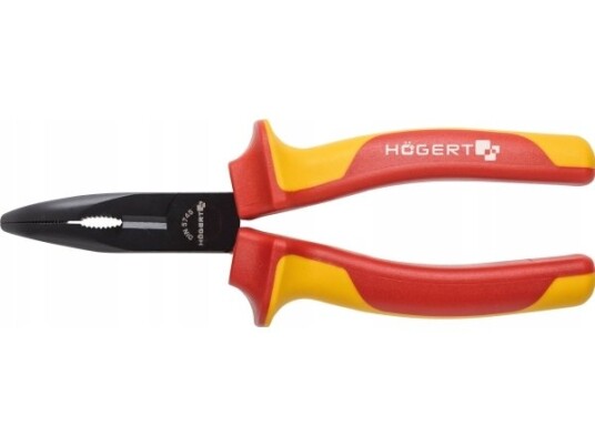 Högert Technik 160mm Forlenget Bøyd Tang 1000V VDE for Håndverktøy Högert Technik 160mm Forlenget Bøyd Tang 1000V VDE for Håndverktøy