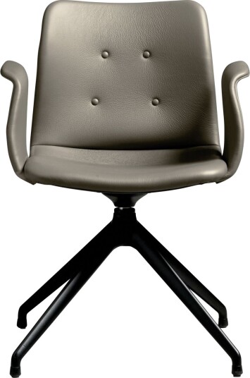 Sibast Furniture Bent Hansen Primum 4 stjerners Spisestol med Svingbar Sort/ Zenso 3 214