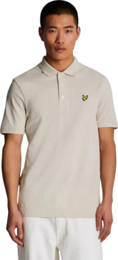 Lyle & Scott Pikétrøye Plain Polo Shirt Beige
