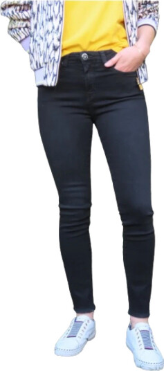 Denim Studio Dame Bukser Svart W30, Denim Studio Dame Bukser Svart W30,