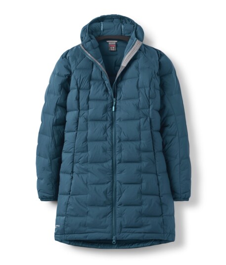 Rab Cubit Stretch Down Parka Wmns Tempest Blue Size 08