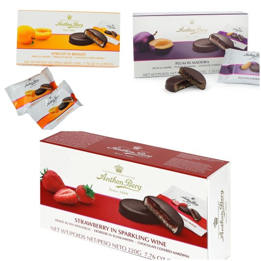 Taste Them All Anthon Berg Sjokoladedekket Marsipan Tre Smaker Pakketilbud Taste Them All Anthon Berg Sjokoladedekket Marsipan Tre Smaker Pakketilbud