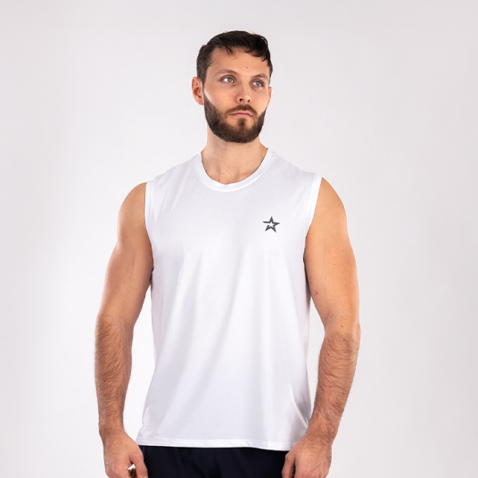Star Wear Mesh topp Hvit Vit Small