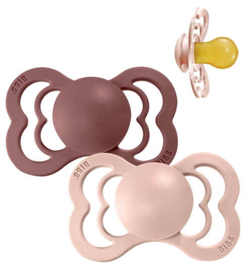 Bibs 2 Pack Supreme Latex Smokker Woodchuck/blush