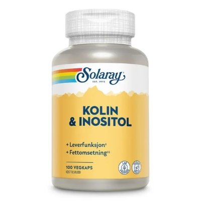 Solaray Kolin & Inositol 100 kapsler Solaray Kolin & Inositol 100 kapsler