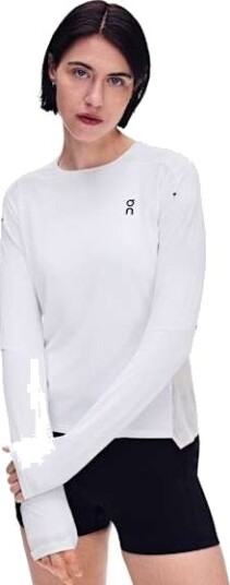 On Performance Long T Dame White/Silver S