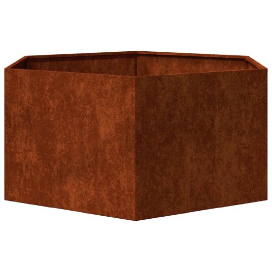 vidaXL Plantekasse rust 90x90x45 cm cortenstål