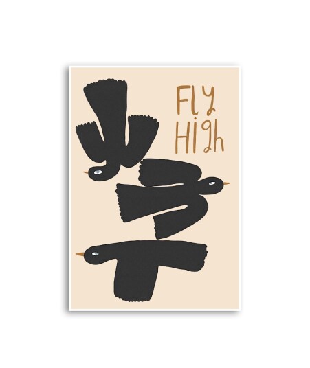 Plakat Fly high Plakat Fly high