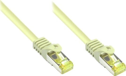 Rj45 Patchkabel Med Cat.7 Råkabel Og Låsebeskyttelse (Rns®) S/Ftp Pimf Halogenfri 600Mhz Ofc Grå 0,15M Good Connections® (8070R-002)